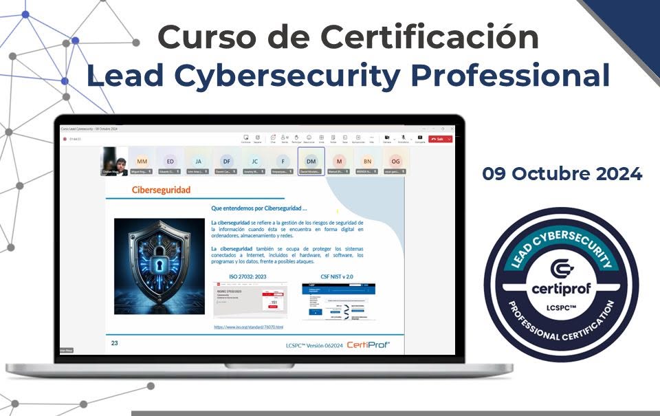 Evidencia visual de Lead Cybersecurity Professional